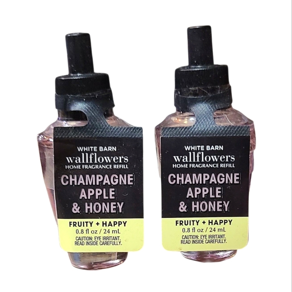 CHAMPAGNE APPLE AND HONEY WALLFLOWER FRAGRANCE REFILLS BY BATH AND BODY WORKS